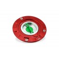 CNC Racing TRICOLORE 'GEAR' Aluminum Gas Cap for newer Ducati's, MV's and Aprilia's